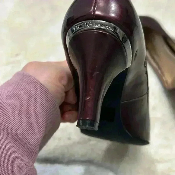 BCBG  Burgundy Heels - Picture 8 of 8